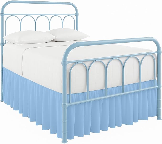 Ruffled Bed Skirt with Split Corners-Dust Ruffle by COTTINGON