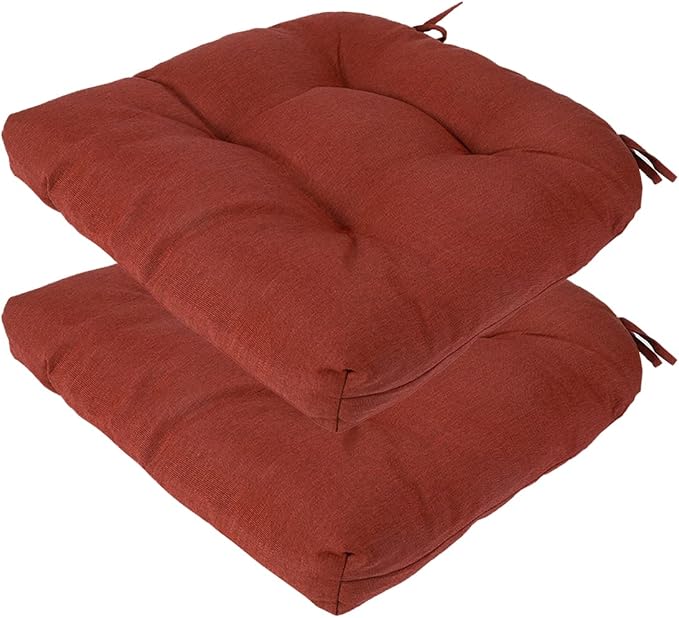 FUNHOME Outdoor Chair Cushions 19 x19 Inch, Water Resistant Tufted Seat by FUNHOME