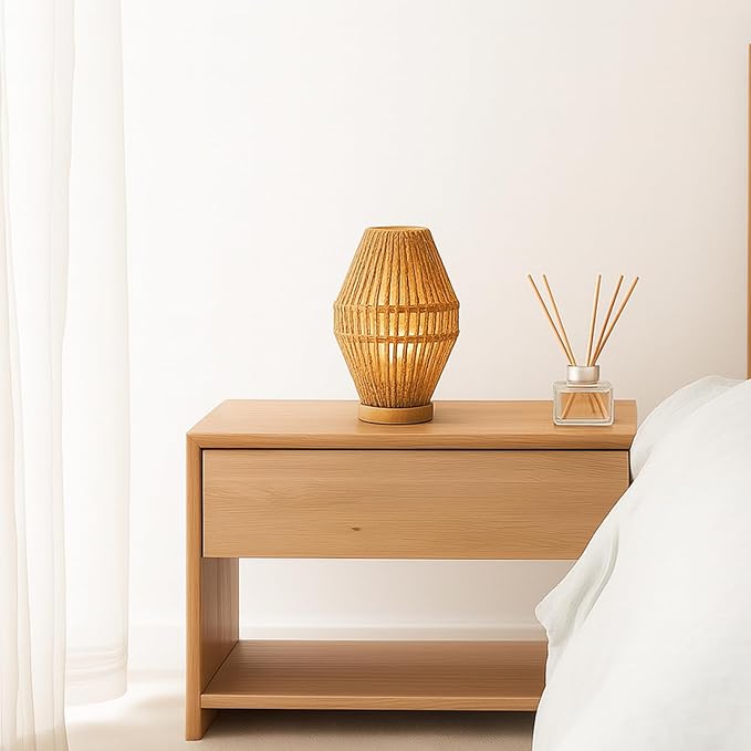 Boho Table Lamps for Bedroom & Living Room - Image 3