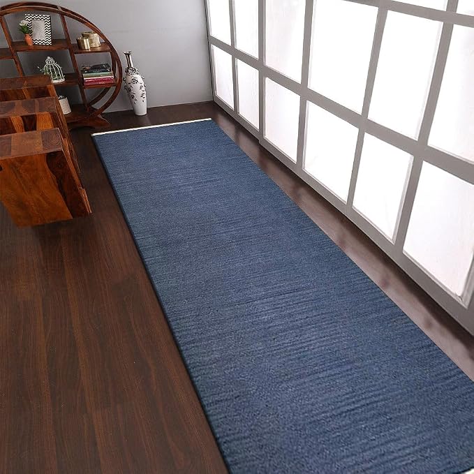 Rugsotic Carpets Hand Woven Flat Weave Kilim Wool 2'6''x6' Runner Area Rug by GetMyRugsLLC