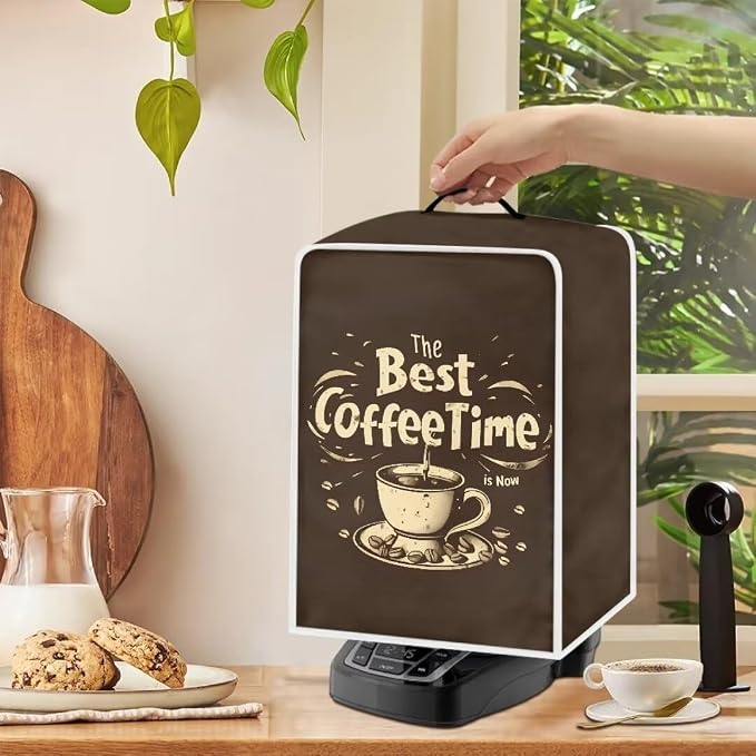 Mumeson Coffee Cup Coffee Maker Cover, Fits Small Kitchen Machines - Image 4