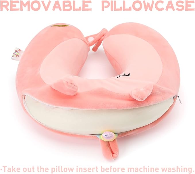 Niuniu Daddy Neck Pillow for Traveling, Pure Memory Foam Travel Neck Support - Image 6