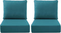 Luxury Outdoor Seat Cushion Set-22 x 24 x 6 Inch Outdoor Chair Cushions by NatureComfyOutdoorFurniture