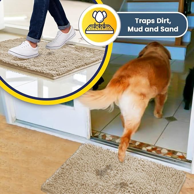 Muddy Mat® AS-SEEN-ON-TV Highly Absorbent Microfiber Door Mat and Pet Rug - Image 3