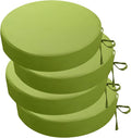 idee-home Outdoor Bistro Chair Cushions, 15”x15”x 3” Thick Outdoor Round Seat by idee-home