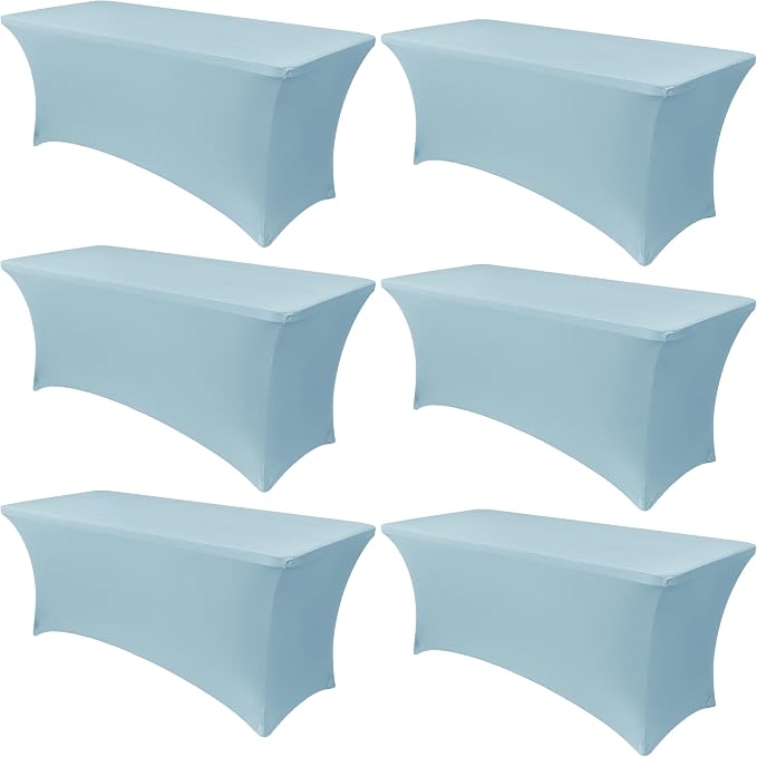 Obstal 6 Pack Spandex Stretch Table Covers by Obstal