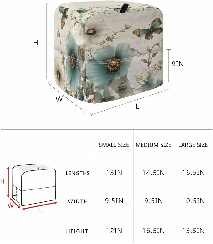 Spring Flowers Stand Mixer Dust Cover - Image 6