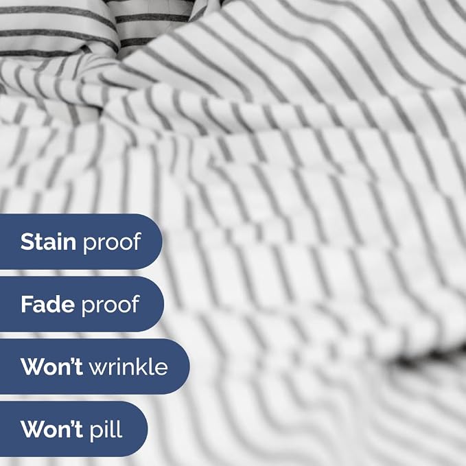 Split Head King Sheet Set – 4 Piece Flex Split Top King Sheets - Image 6