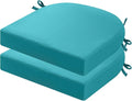 idee-home Outdoor Chair Cushions Set of 2, Thick 17" x 17" x 3" Patio Chair by idee-home