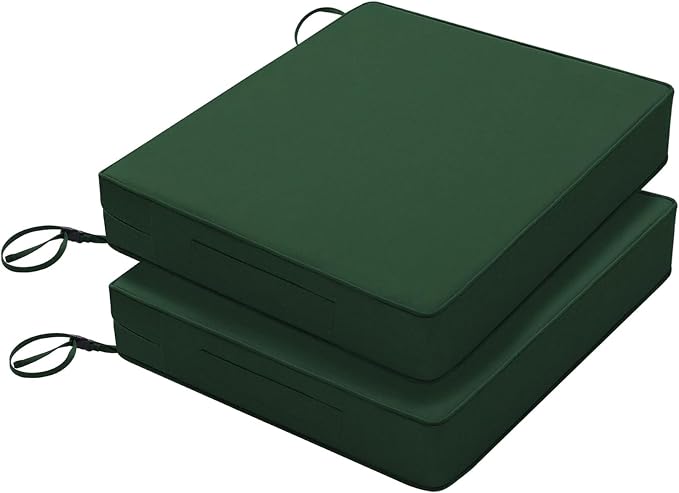 Favoyard Patio Chair Cushions 18.5 x 16 x 3 Inch Waterproof Outdoor Seat by OutdoorFurnitureAccessories