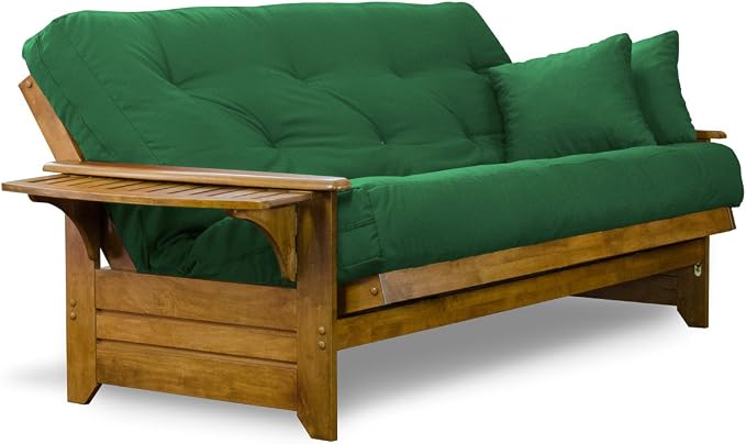 Nirvana Futons Brentwood Tray Arm Futon Sofabed Set - Image 4