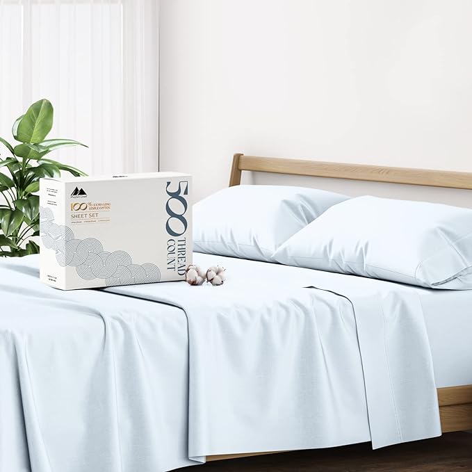 Mayfair Linen 100% Cotton Bed Sheets King Sheet Set - Image 2