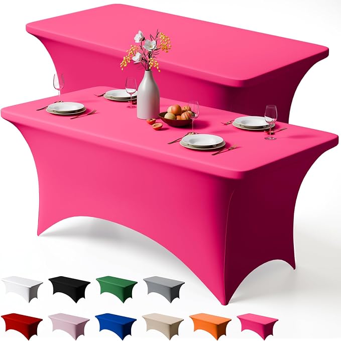 Trlyc 2 Pack 8FT Spandex Table Cloth by TRLYC