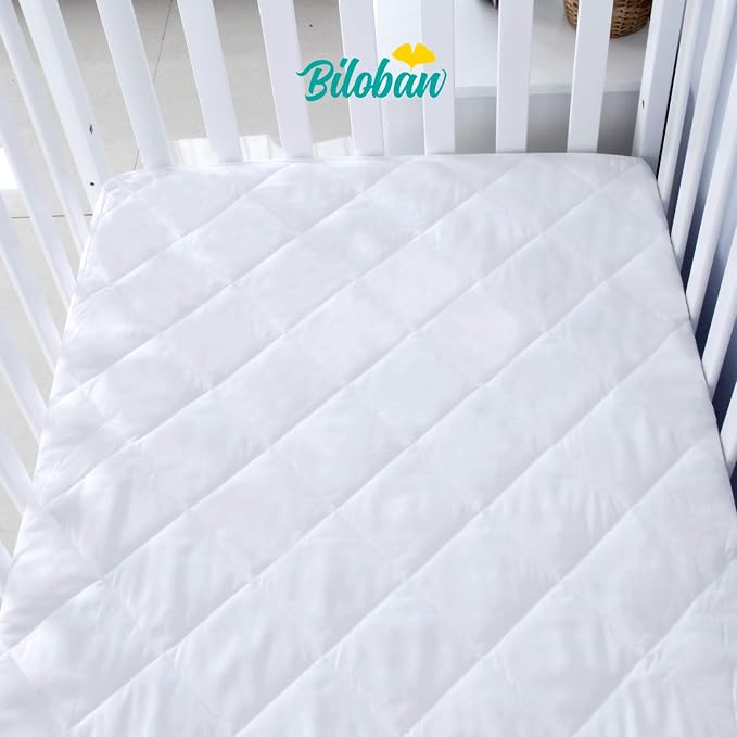 Zippered Mini Crib Mattress Protector, Waterproof Playard Mattress Encasement - Image 6