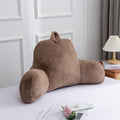 Holawakaka Large Faux Fur Bed Rest Pillow by Holawakaka