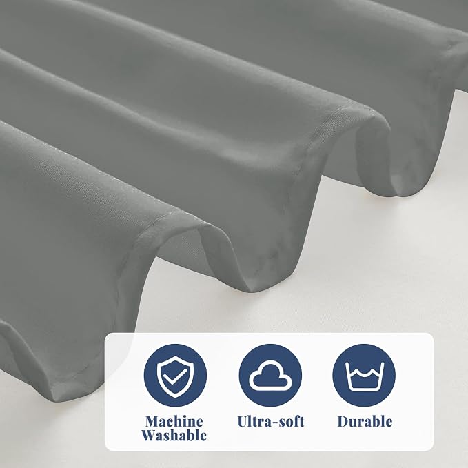 Full Bed Skirt, Elastic Wrap Around Bed Skirt Full Size, Bed Skirts - Image 6