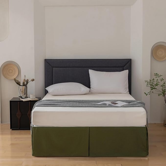 King Bed Skirt, Wrap Around Bed Skirt - Image 5