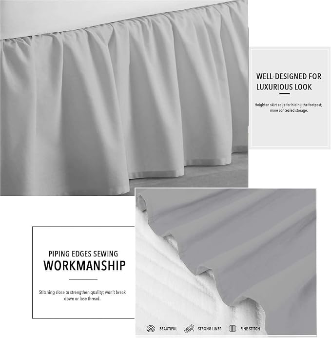 SlumberWell Full Bed Skirt - Image 3