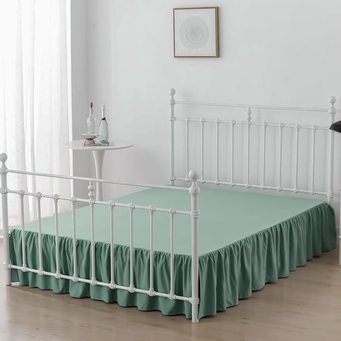 Bed Skirt Full Size Ruffled Bed Skirts - Image 3