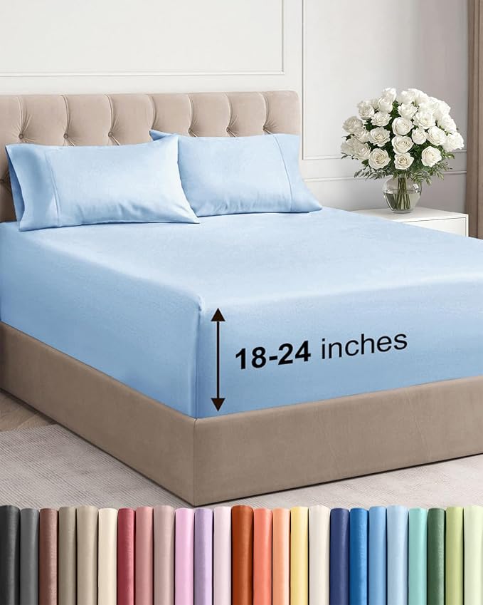 Extra Deep Pocket King Sheets by CGKUnlimited