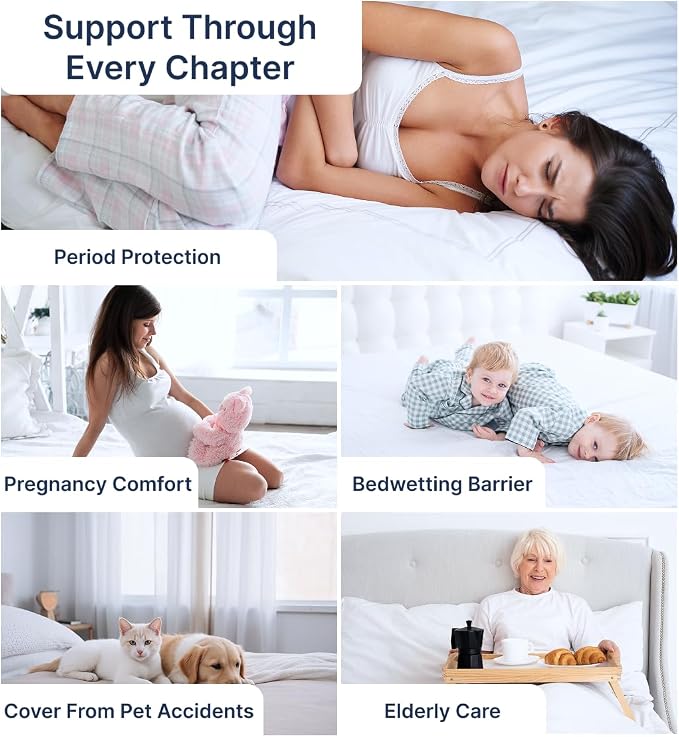 PAULATO BY GA.I.CO California King Waterproof Mattress Protector – Mattress - Image 8