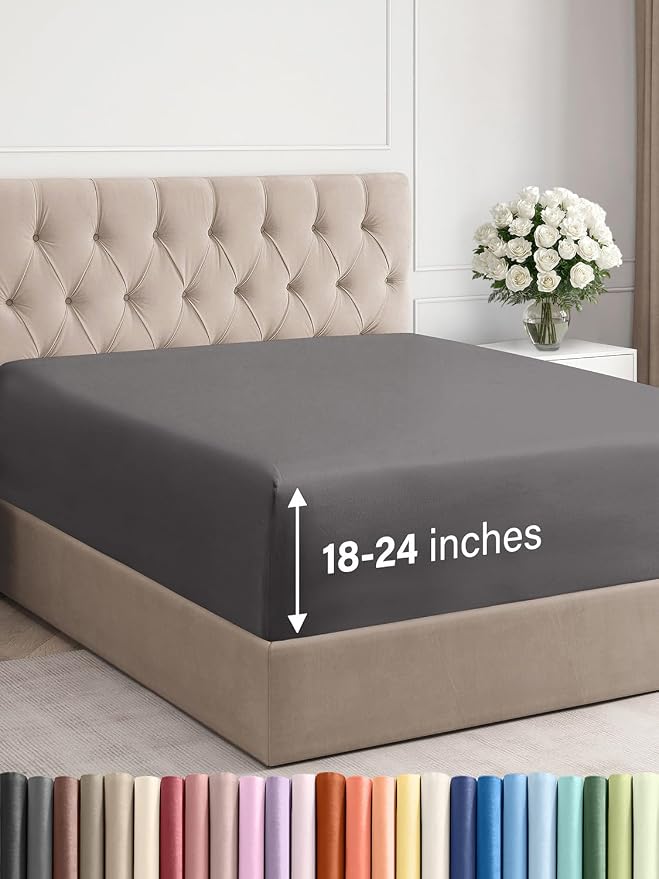 Extra Deep King Fitted Sheet by CGKUnlimited