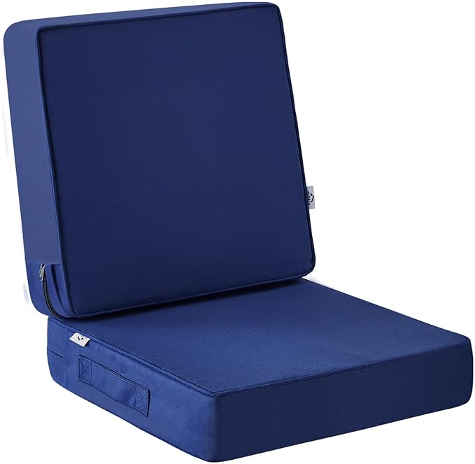 Outdoor Chair Cushions, Waterproof Patio Chair Cushions 24x24x4 Inch, Outdoor by IPYNBAP