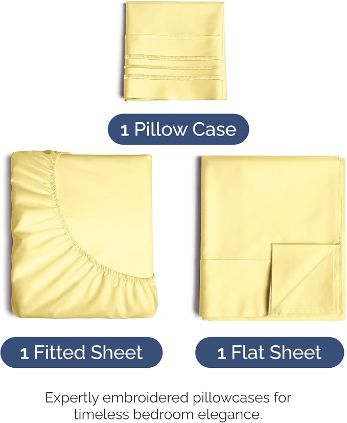 Twin XL Size 3 Piece Sheet Set - Image 2