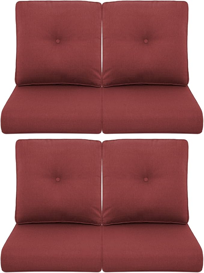 Patio Chair Cushions 4 Packs by Pugire