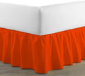 Bed Skirt - Ruffled Bed Skirt 12 Inch Drop Dust Ruffle - Dust Ruffle Bedskirt by Unknown