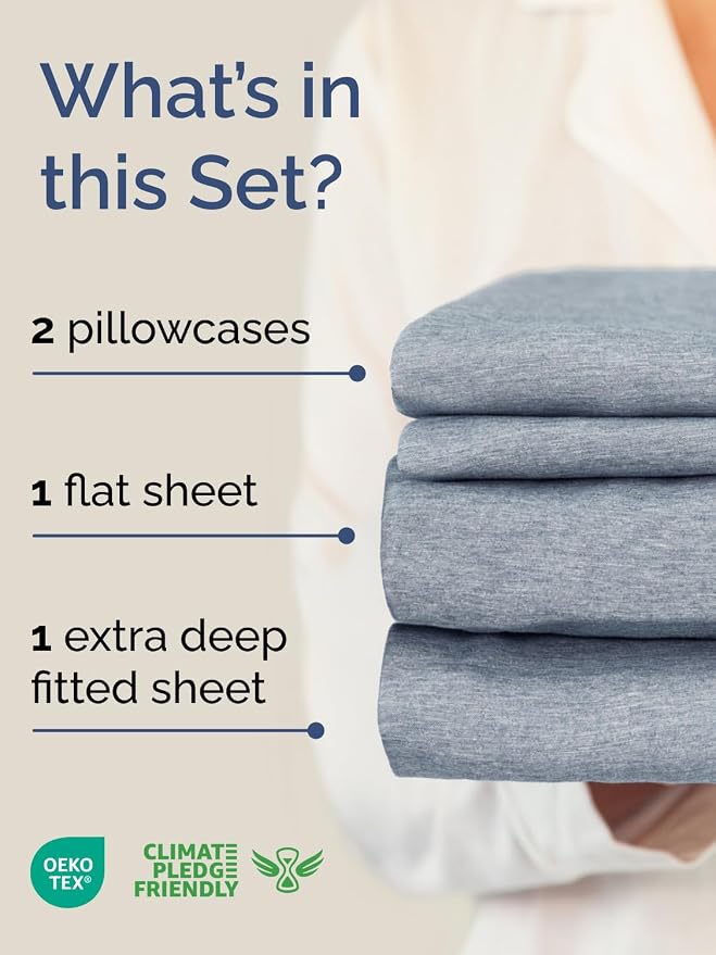 Extra Deep Pocket Full Sheets - Image 2
