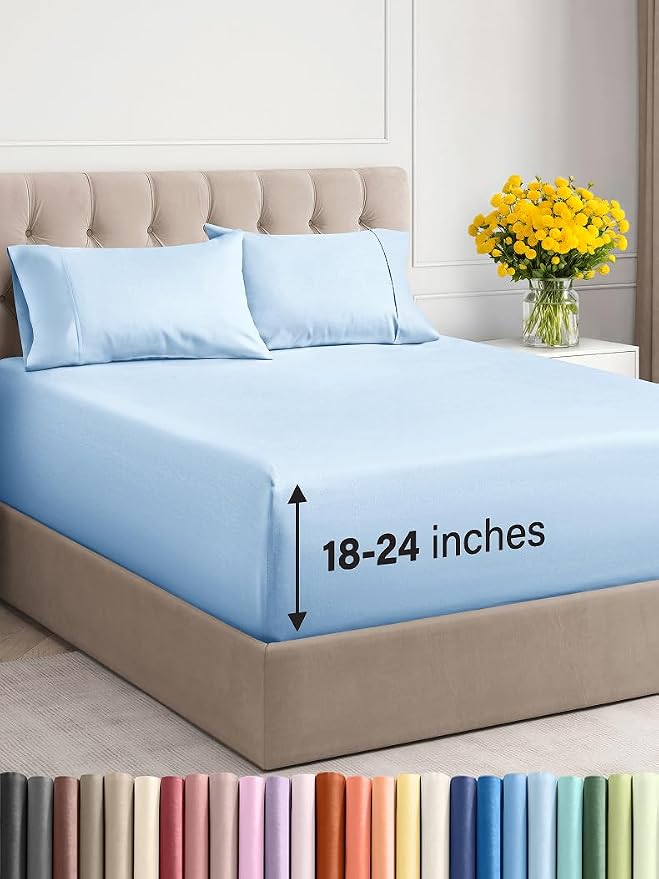 Extra Deep Twin Sheet Set by CGKUnlimited