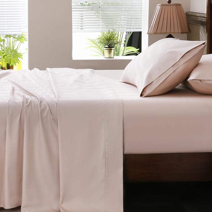 Extra Deep Pocket Queen Sheets 18-24 Inch 100% Egyptian Cotton 1000 Thread by overket