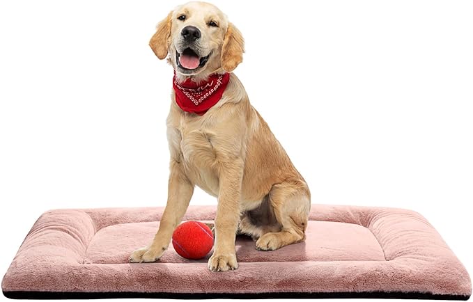Dog Beds Crate Pad for Medium/Large Dogs Ultra Soft Dog Crate Bed Washable & by VERZEY