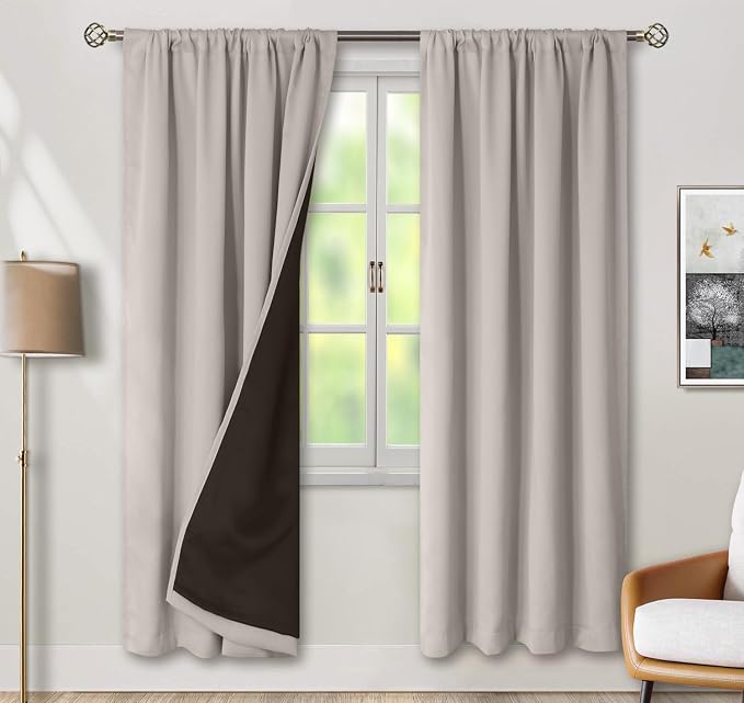 BGment Cashmere Blackout Curtains by BGment