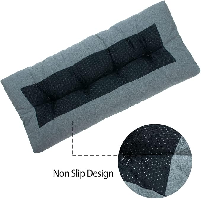 FUNHOME Outdoor Bench Cushion 48 x18 inch - Image 2