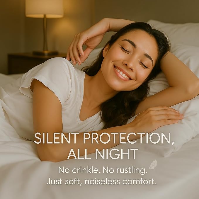 Queen Size Premium Mattress Protector | 100% Waterproof Tencel Cover | Cooling - Image 4