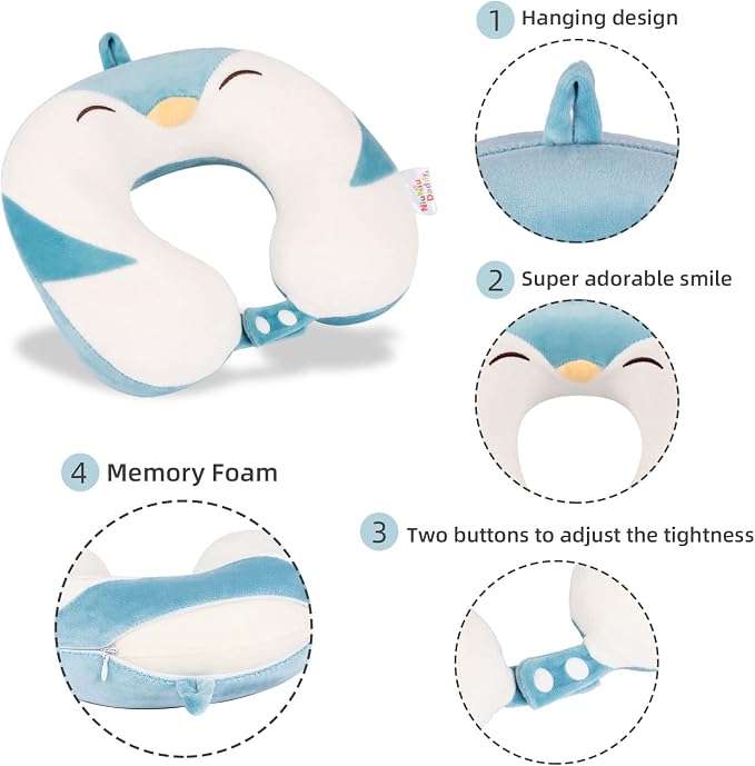 Niuniu Daddy Penguin Kids Travel Pillow - Image 4