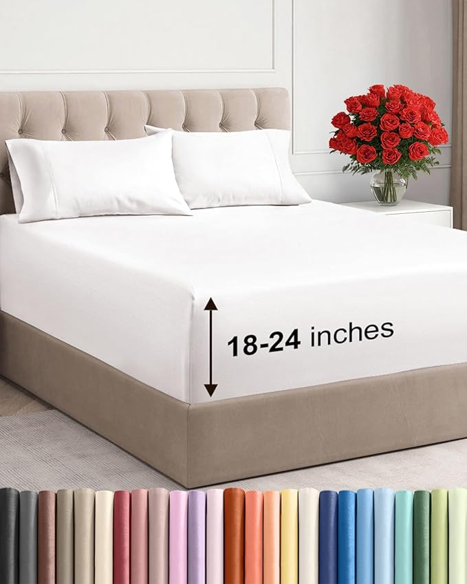 Extra Deep Pocket King Sheets by CGKUnlimited