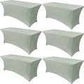 Obstal 6 Pack Stretch Spandex Table Covers by Obstal