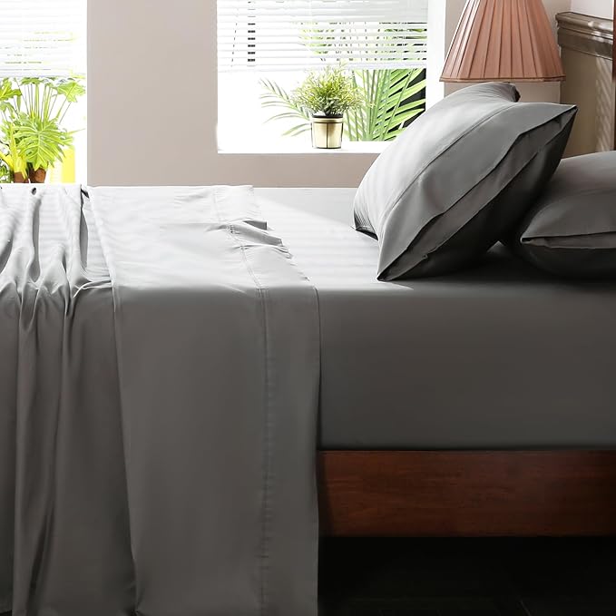 Extra Deep Pocket Queen Sheets 18-24 Inch 100% Egyptian Cotton 1000 Thread by overket