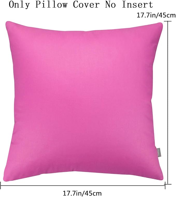 Thmyo 4-Pack 100% Cotton Comfortable Solid Decorative Throw Pillow Case - Image 5