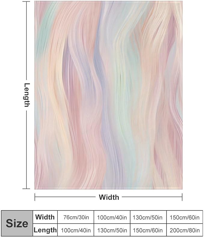 Fashion Gradient Blanket, Modern Abstract Art Colorful Pink Painting Strokes - Image 2