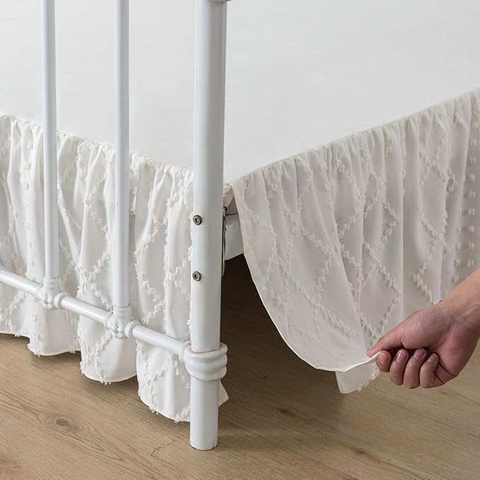 Bed Skirt King Size Ruffled Bed Skirt - Image 2