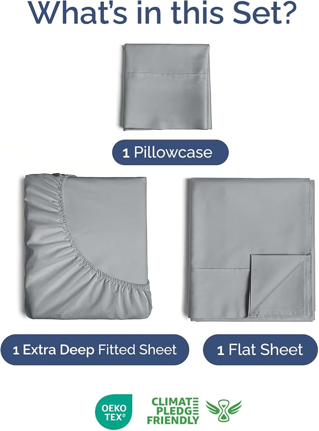 Extra Deep Pocket Twin XL Sheets - Image 2