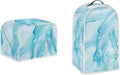 White Blue Marble Texture Pattern Appliance Covers Set Washable Kitchen Blender by Pointodoor