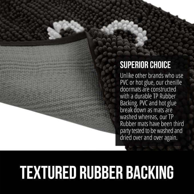 GORILLA GRIP SOAKSTOPPER Dog Door Mat, 48x30 Machine Washable Rug Absorbent - Image 5