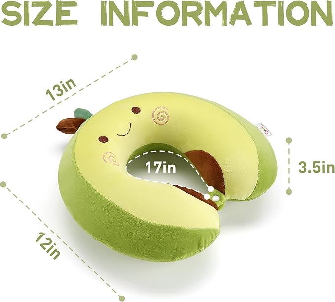 Niuniu Daddy Neck Pillow for Kids Teen Toddlers, Travel Accessories for Airplane - Image 3