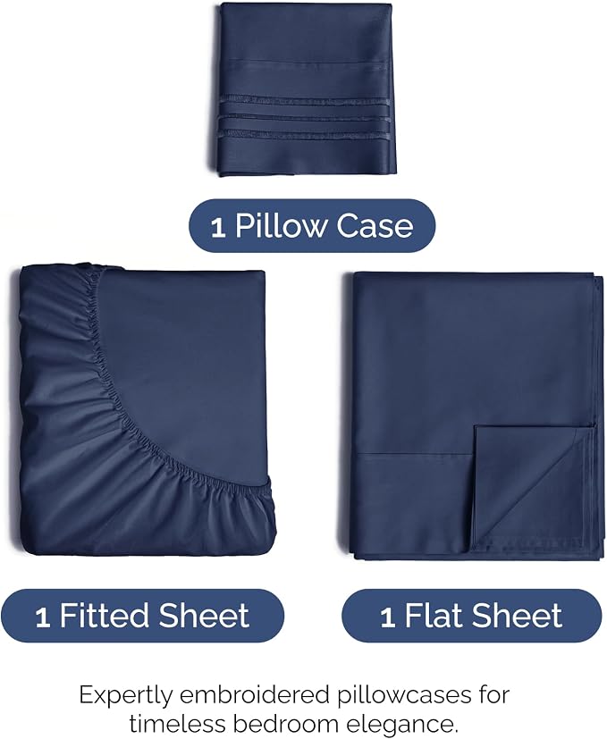 Twin XL Size 3 Piece Sheet Set - Image 2