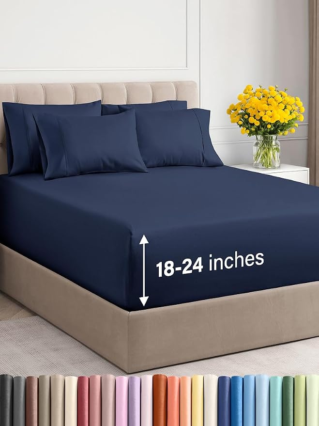 Extra Deep Cal King Sheet Set by CGKUnlimited